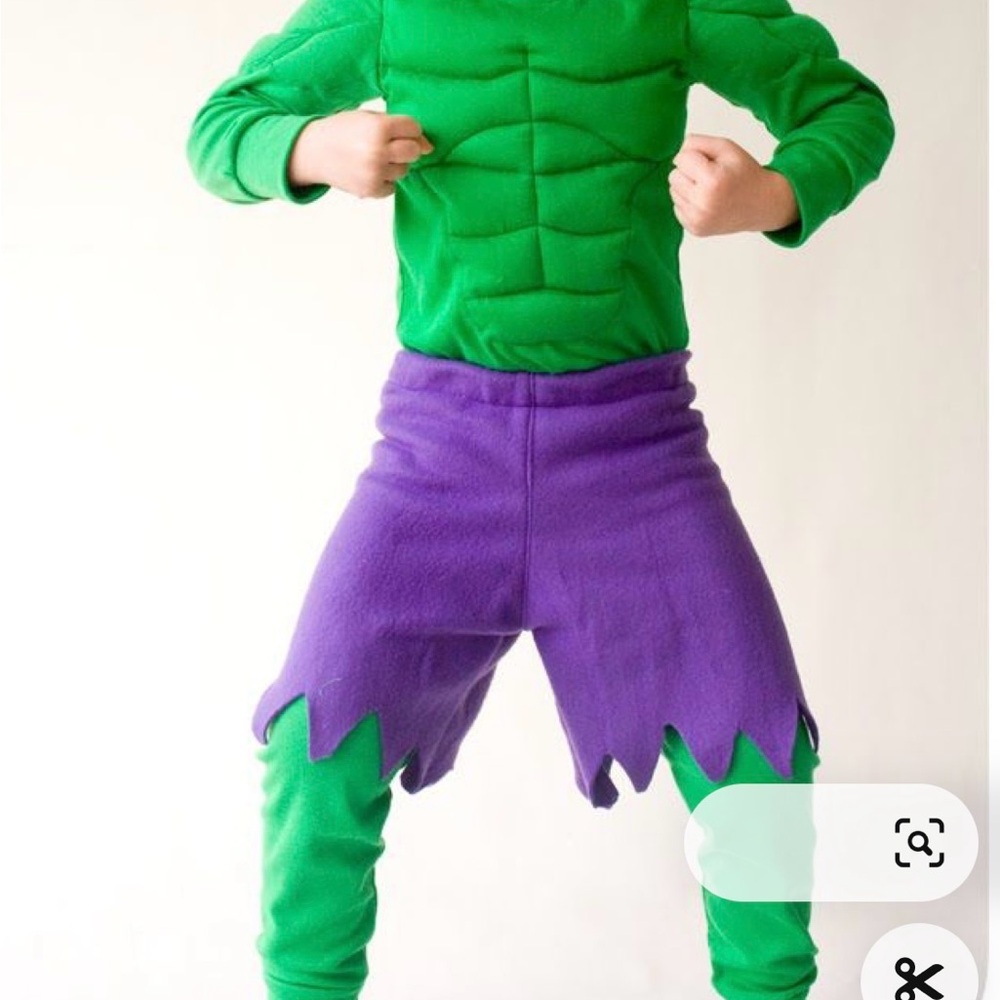 Hulk Halloween Costume - Handmade made purchased on Etsy